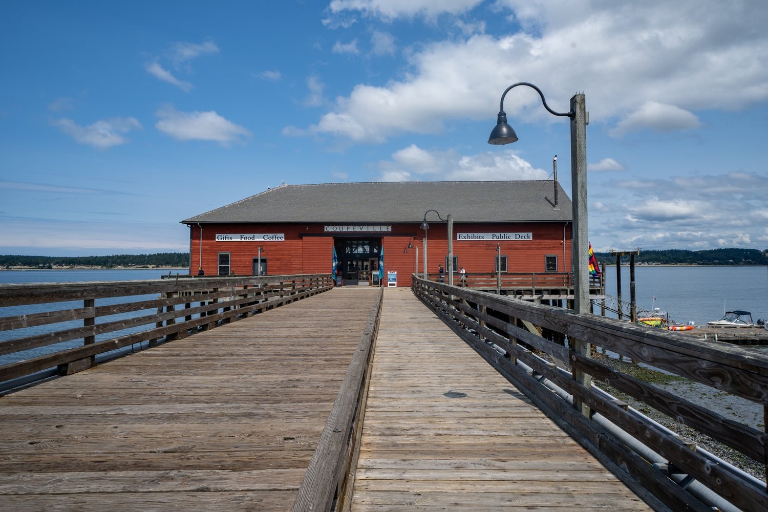 Historic Coupeville waterfront and wharf